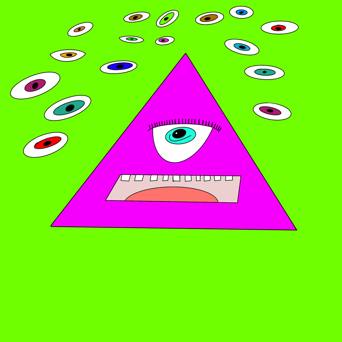 All-seeing triangle